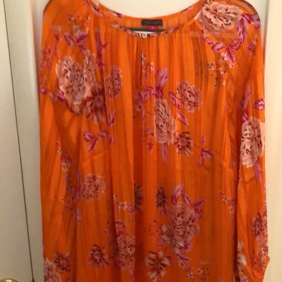 Vince Camuto Tops - Think Festive Fall dressed in a flowing tunic .